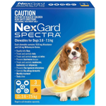 NexGard SPECTRA Chews For Small Dogs 3.6-7.5kg.