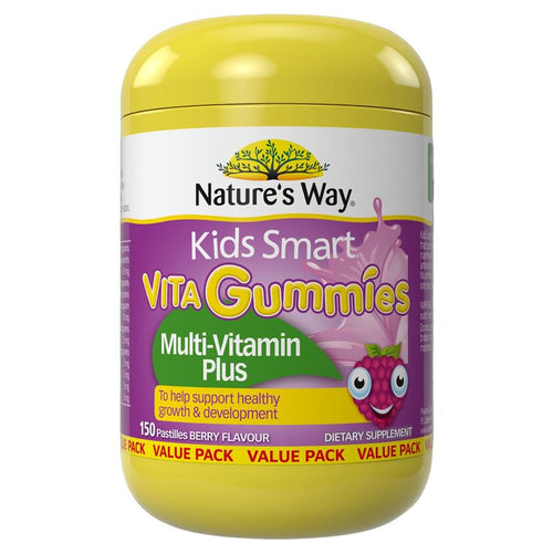 Nature's Way Kids Smart Vita Gummies Multi-Vitamin+ 150 Gummies Exclusive Size