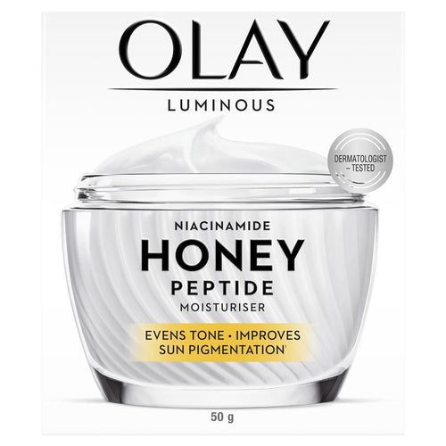 Olay Luminous Niacinamide Honey Peptide Moisturiser 50g