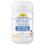 Nature's Way Kids Smart DHA 300mg Triple Strength 50 Soft Capsules