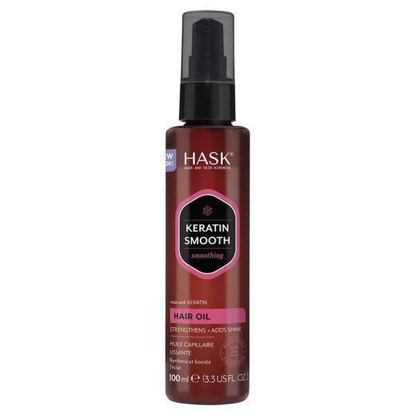 HASK Keratin Smooth Hair Oil Pump Serum 100ml