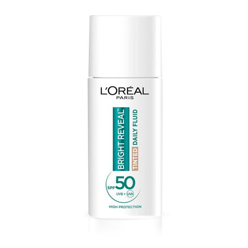 L'Oreal Bright Reveal Tinted SPF 50 Fluid Medium 50ml