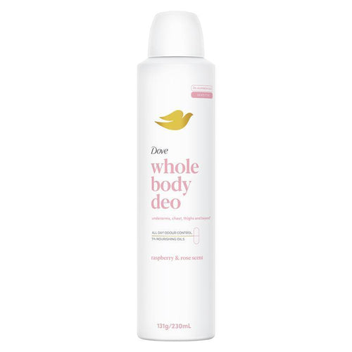 Dove Women Whole Body Deodorant Aerosol Raspberry & Rose 230ml