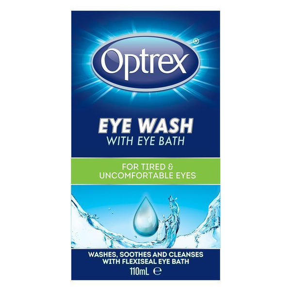 Optrex Fresh Eyes Liquid Eye Wash Bath 110ml