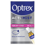 Optrex Advance Actimist Preservative Free Dry Eye Spray 10ml