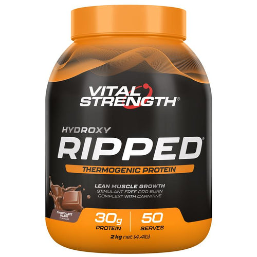 Vital Strength Hydroxy Ripped Thermogenic Protein Powder Chocolate 2kg