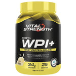 Vital Strength WPI Plus 100 Whey Protein Isolate Vanilla 1Kg