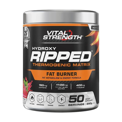 Vital Strength Ripped Thermo Stack Raspberry 250g