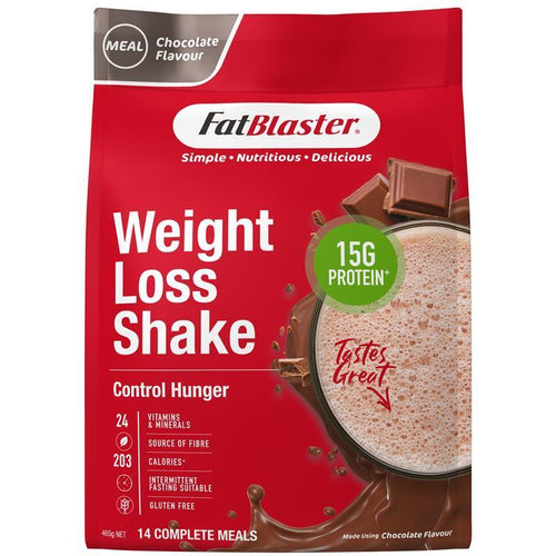 Fatblaster Weight Loss Shake Red Pouch Chocolate 465g