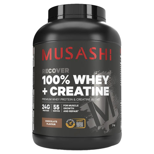 Musashi 100% Whey + Creatine Chocolate 2kg