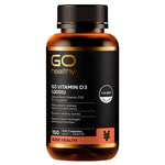 GO Healthy Vitamin D3 1,000IU 150 Soft Capsules