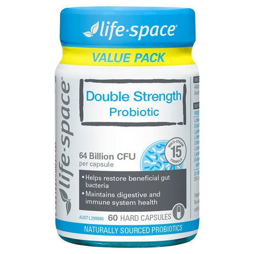 Life-Space Double Strength Probiotic 60 Capsules Exclusive Size