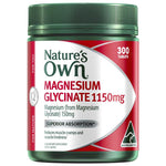 Nature's Own Magnesium Glycinate 1150mg 300 Tablets Exclusive Size