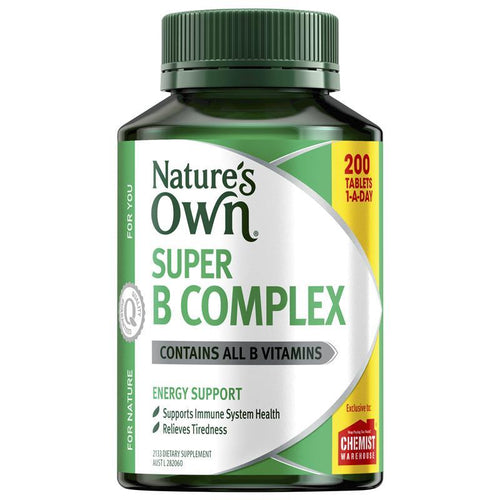 Nature's Own Super B Complex 200 Tablets Exclusive Size