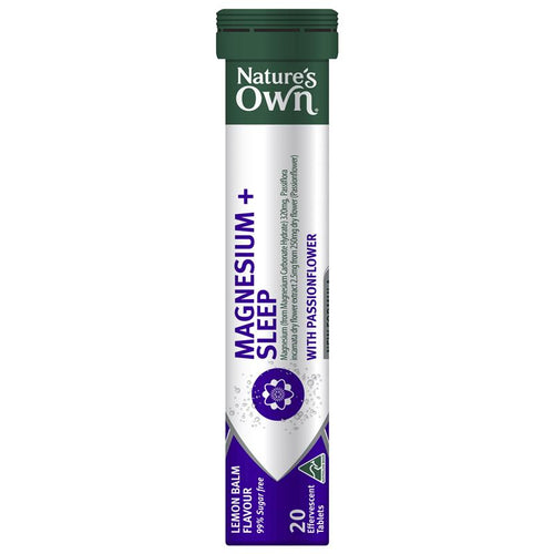Nature's Own Magnesium + Sleep Effervescent 20 Tablets