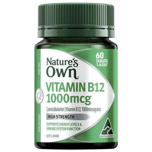 Nature's Own Vitamin B12 1000mcg 60 Tablets