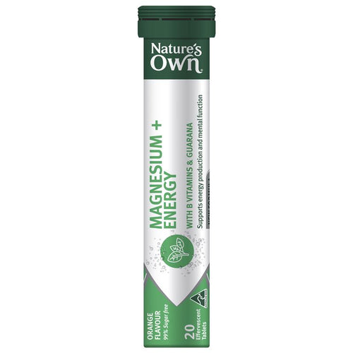 Nature's Own Magnesium + Energy Effervescent 20 Tablets