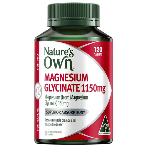 Nature's Own Magnesium Glycinate 120 Tablets