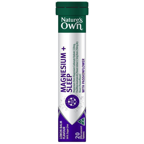 Nature's Own Magnesium + Sleep Effervescent 20 Tablets