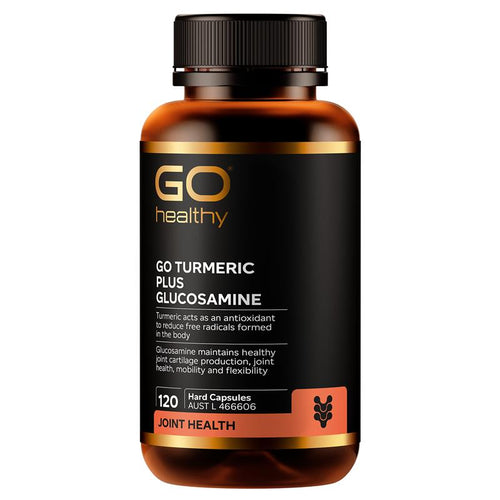 GO Healthy Turmeric Plus Glucosamine 120 Hard Capsules