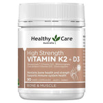 Healthy Care High Strength Vitamin K2 + D3 90 Capsules