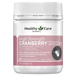Healthy Care High Strength Cranberry 30000mg 90 Capsules
