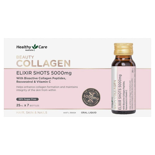 Healthy Care Beauty Collagen Shots 5000mg 25ml x 7 Bottles