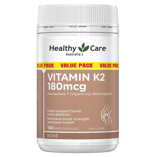 Healthy Care Vitamin K2 180mg 150 Capsules