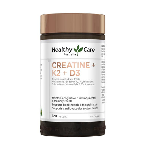 Healthy Care Creatine + K2 + D3 120 Tablets