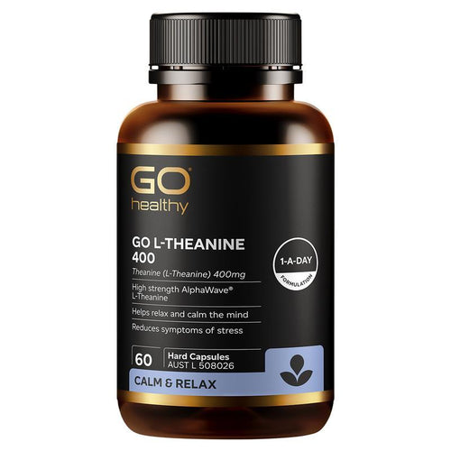 Go Healthy L-Theanine 400 60 Capsules