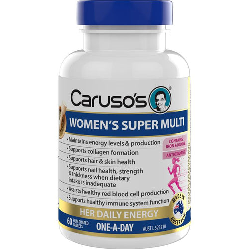 Carusos Womens Super Multi 60 Tablets
