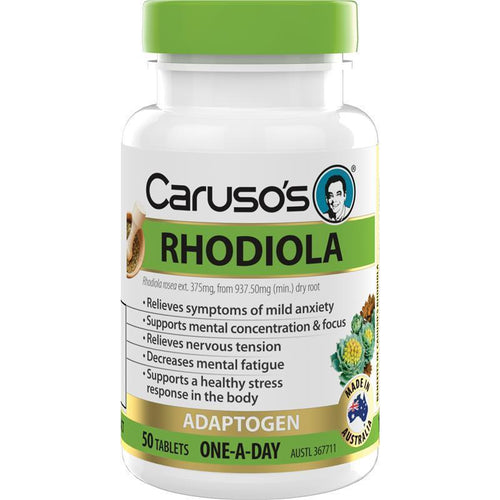 Carusos Rhodiola 50 Tablets