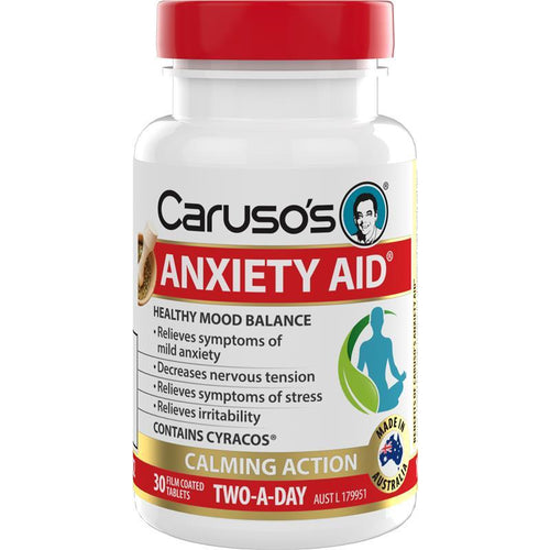 Carusos Anxiety Aid 30 Tablets