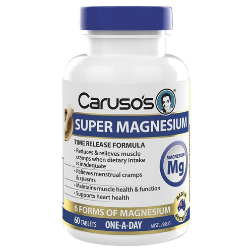 Carusos Super Magnesium 60 Tablets