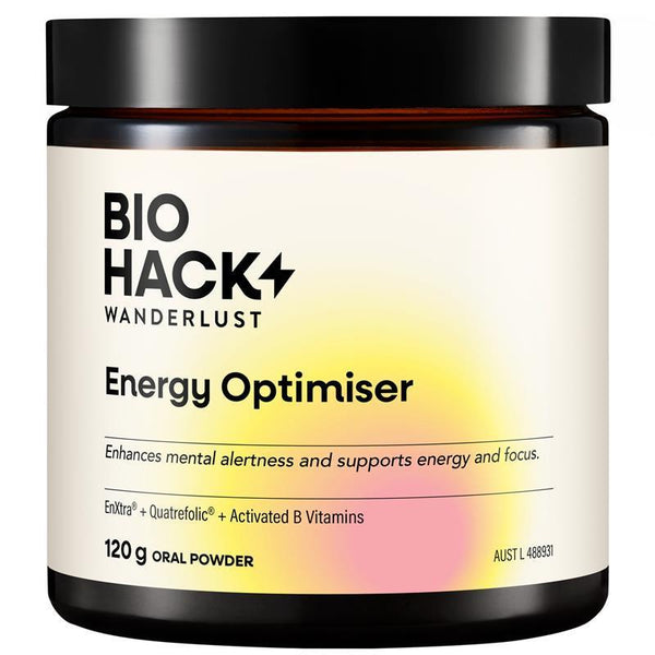BioHack Wanderlust Energy Optimiser 120g Powder