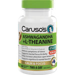 Carusos Ashwagandha + L-Theanine 60 Tablets