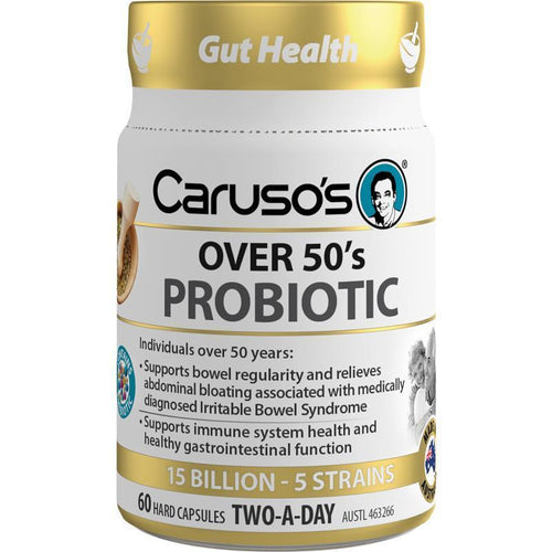 Carusos Probiotic - Over 50s 60 Capsules