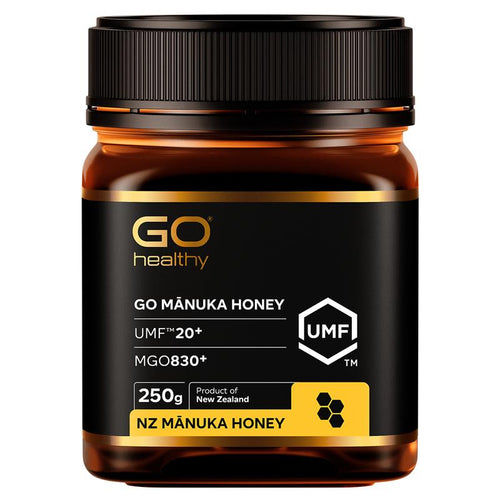 GO Healthy Manuka Honey UMF 20+ (MGO 820+) 250gm (Not For Sale In WA)