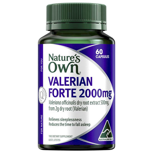 Nature's Own Valerian Forte 2000mg 60 Capsules