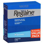 Regaine Mens 5% Minoxidil Solution Hair Regrowth Treatment 4 x 60ml