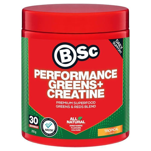 BSc Performance Greens + Creatine Tropical 210g