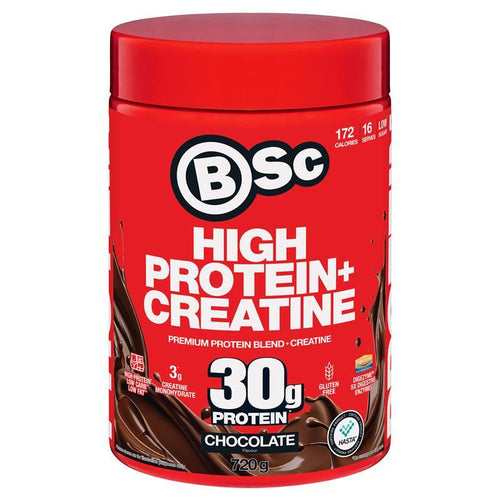 BSc High Protein + Creatine Chocolate 720g