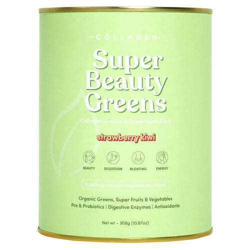 The Collagen Co Super Beauty Greens Strawberry Kiwi 308g