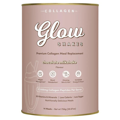 The Collagen Co Glow Shakes Chocolate Milkshake 756g