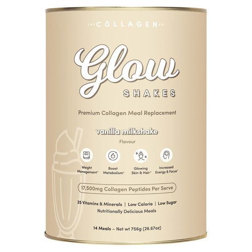 The Collagen Co Glow Shakes Vanilla Milkshake 756g
