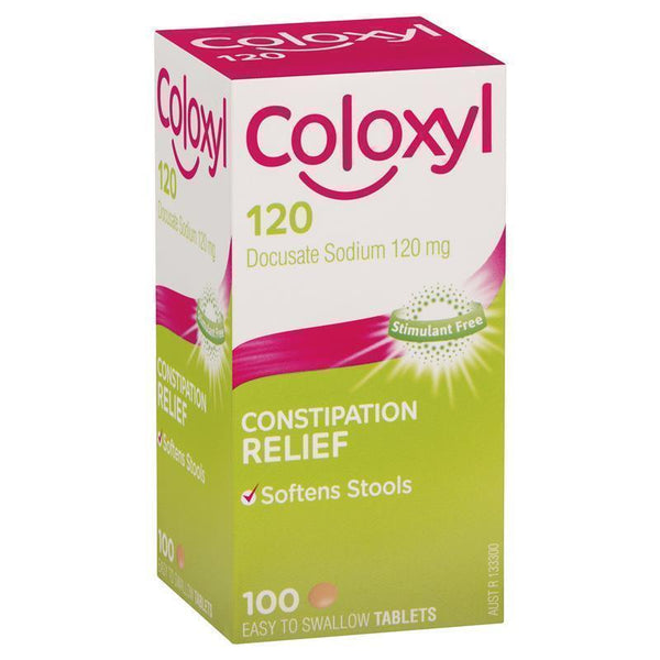 Coloxyl 120mg 100 Tablets Filmcoat