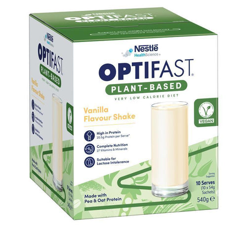 Optifast VLCD Plant Based Shake Vanilla 10 x 54g