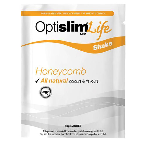 Optislim Life Shake Honeycomb 50g Sachet