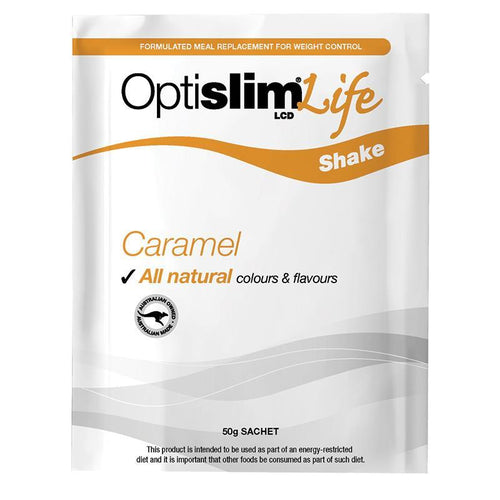 OptiSlim Life Shake Caramel 50g Sachet