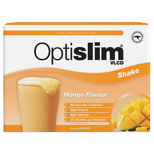 Optislim VLCD Meal Replacement Shake Mango 21x43g Sachets